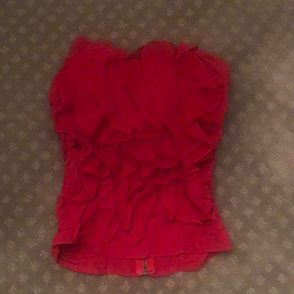 Strapless blouse